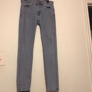 Light blue blue jeans